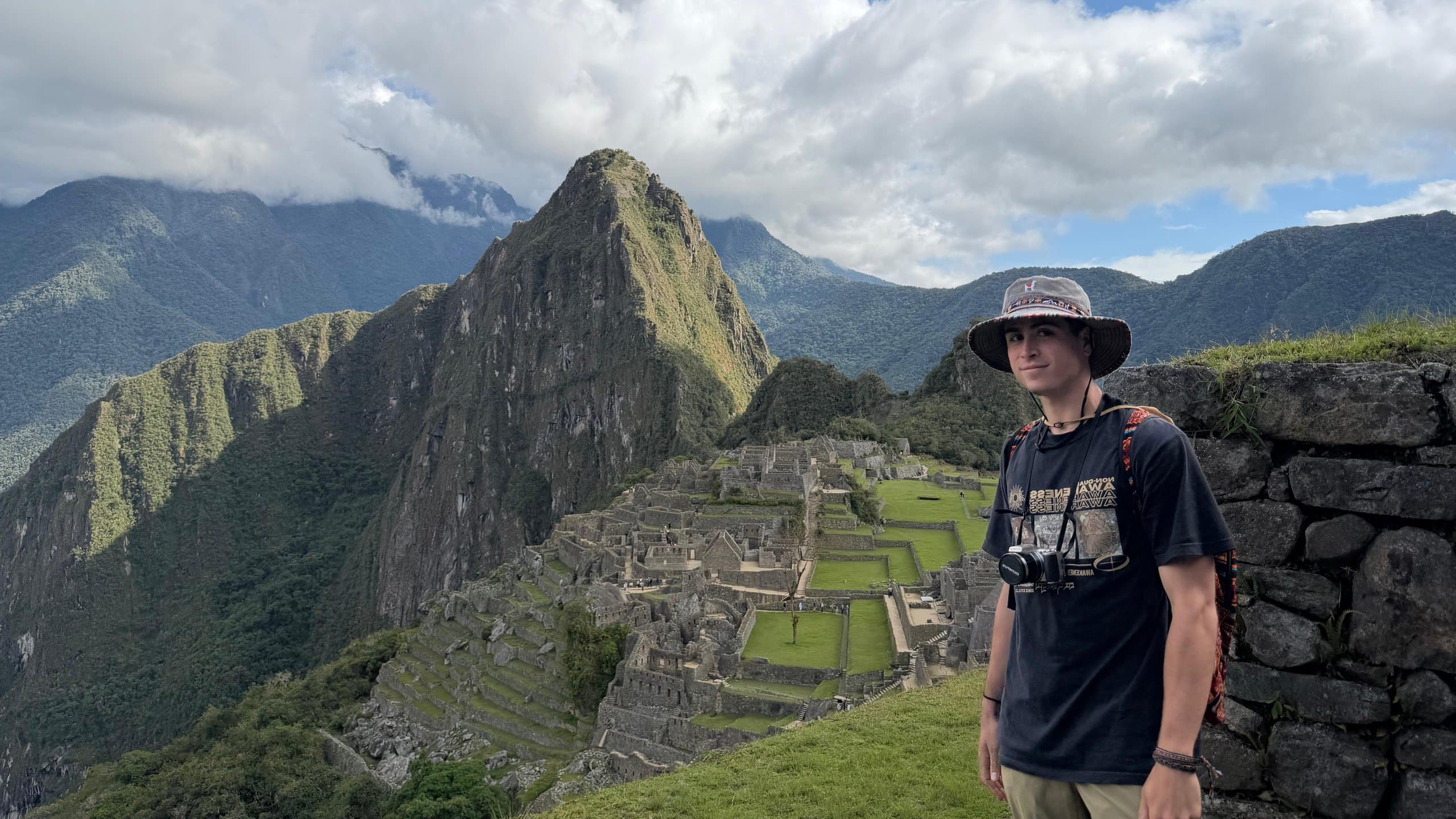 Mateo Linehan at Machu Picchu